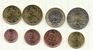 euros coins all